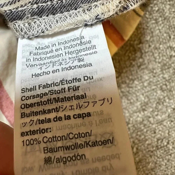 Madewell Tie-Strap Top in Ace Stripe Medium 100% Cotton - Picture 4 of 5